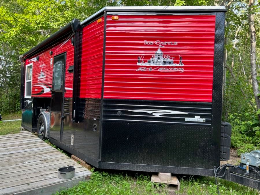 2023 Ice Castle Hybrid RV Ice Fishing House!