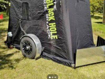Black Hole Insulated Dropdown Trailer Ice Shack